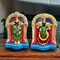 Perumal Thayar Padmavati Devi Tirupati Balaji Venkateshwara Swami Hand Painted Indian Traditional Gifting Item Navaratri Golu Dolls (7.2 Inches)